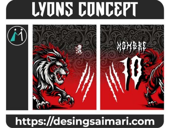 Designs Lion Tribals Concept