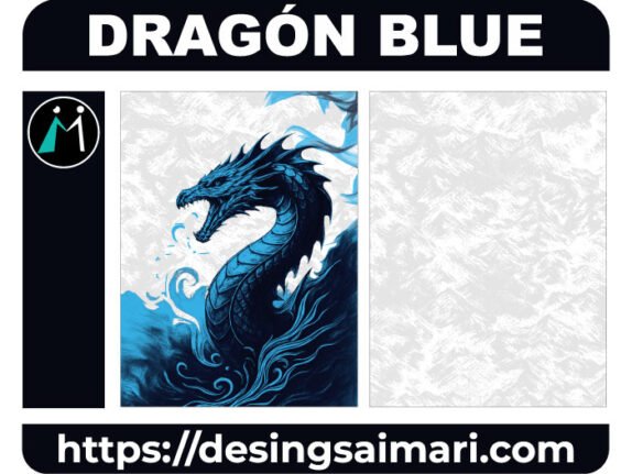 Dragón Blue Flamante