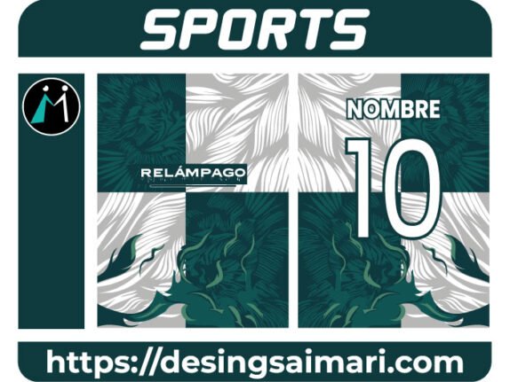 Jersey Floral Blanco Verde