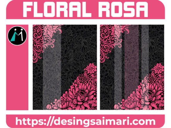 Jersey Floral Rosa