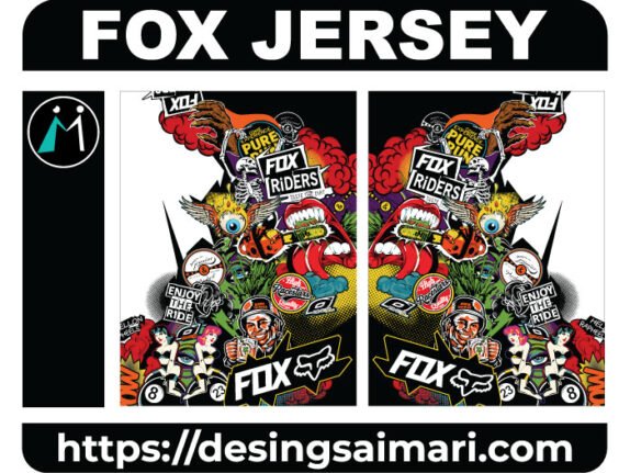 Pattern Design Fox Jersey