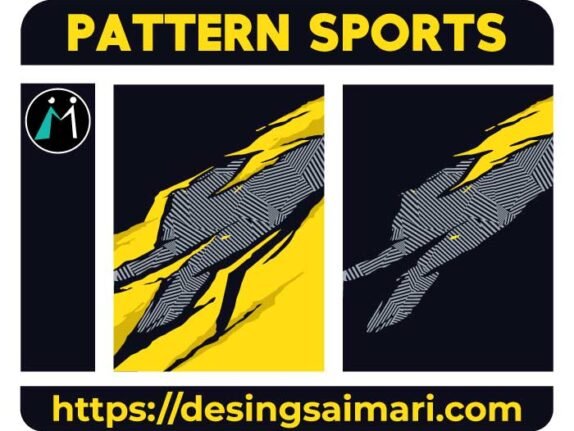 Pattern Sports Blue Design