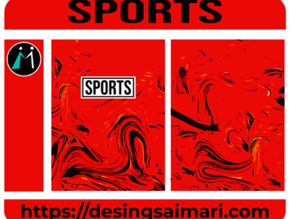 Sports Grunge Red