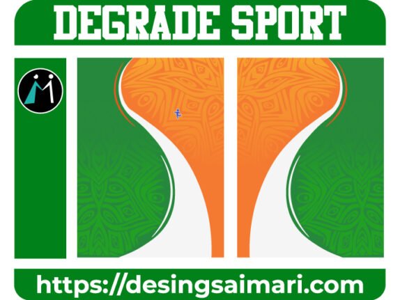Degrade Green and Orange Sport